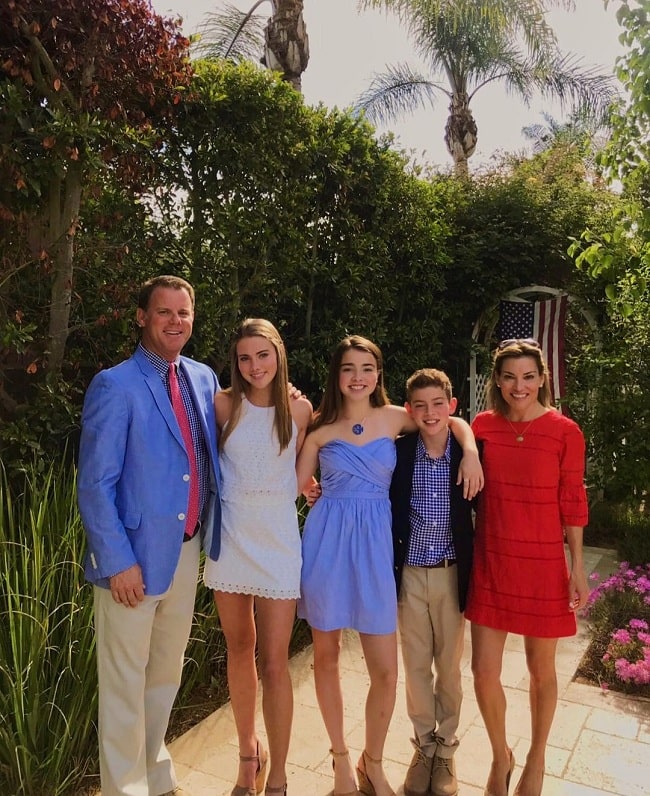 A picture of Crowley Sullivan Jr. with his family.